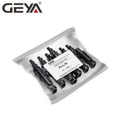 GEYA 1 Pair T Branch IP67 PV Solar panel Cable Connectors 2/3/4/5/6 Male&Female