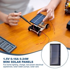 8PCS 1.5V 0.24W 0.16A Mini Solar Panels for Solar Power Small Solar Cells