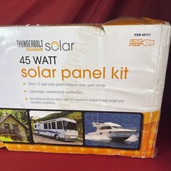 Solar Power Kit Chicago Electric Power Systems 45 Watt Portable – New!