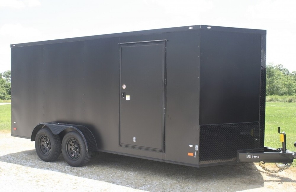16′ Enclosed SOLAR POWERED Offgrid Self-Sufficient Trailer – Solar Array