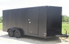 16′ Enclosed SOLAR POWERED Offgrid Self-Sufficient Trailer – Solar Array