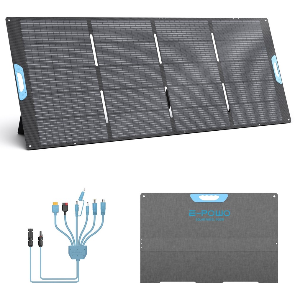400w Portable Solar Panel kit Foldable for EcoFlow DELTA Pro Ultra Power Station