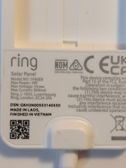 Ring Solar Panel 2nd Generation 4W for Stick Up Cam 5F80E9 USB C New open box