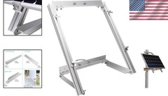Complete Off-Grid Pole Mount System for Solar Panels Up to 100W | Easy Install