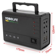 Solar System Generator Solar Panel Power Inverter Electric Generator Kit Light