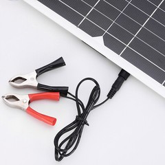 25 Watts Solar Panel 12V Trickle Charger Battery Charger Kit with Controller Lot