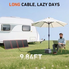 200W Portable Foldable Solar Panel Kit – Compact Design for Outdoor Adventures