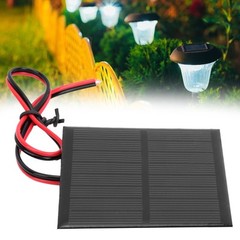 5Pcs Small Solar Battery Panel Polysilicon Epoxy Battery Module With 30cm New