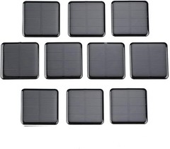 10pcs Mini Monocrystalline Solar Cells Solar System Kit 50mm X 50mm/1.96″ X 1…