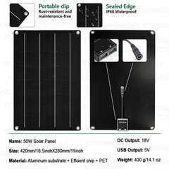 Grennova 1500W Solar DIY Kit 60A MPPT 50W Panel Off-Grid RV Camping Power