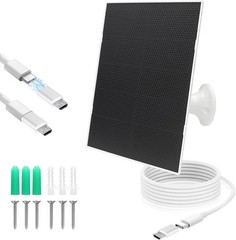 Lightweight 4W Solar Panel Charger for Security Cameras – Reliable Outdoor Power