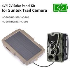 Hunting Camera Solar Panel 3000Mah Trail Camera Solar Charging Battery Panel wit