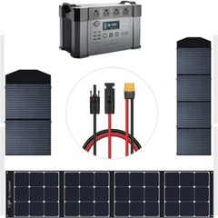 Solar Panel Connector to XT60 Solar Charging Cable for ALLPOWERS R600 R1500