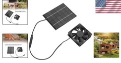High Efficiency Solar Panel Fan Kit – Compact Exhaust System for Sheds & Windows