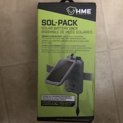 HME SOL-PACK Cellular Trail Camera Solar Power Panel , 1000 mah