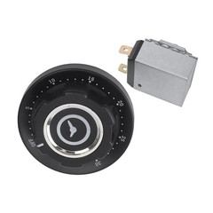 30 60 90 120 Min Oven Timer Switch with Bell AC250V 16A Mechanical Metal Knob