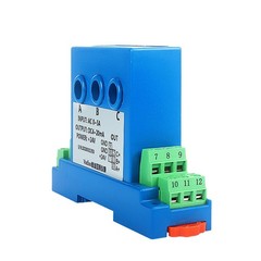 AC Three Phase Current Transmitter DC24V Input 0.5% Measurement Accuracy