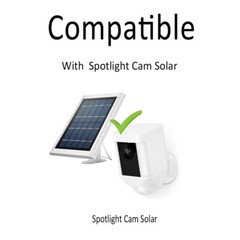 2.5m/8.2ft Extension Cable Compatible with Cam Solar Panel R6G0