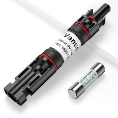 Vansdon 15A Solar Fuse Holder Inline Black