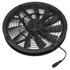 Solar Panel Fan Kit 10in 100W Waterproof Solar Panel Round Ventilation OKCZ
