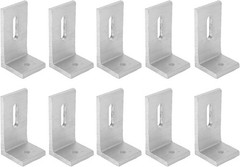 10Pcs L Foot Solar Mount, Aluminum Alloy Photovoltaic Panel Mounting Bracket,…
