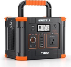 300W Portable Power Station 288Wh Solar Generator Backup Lithium Battery