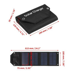 Folding Solar Panel 60W/80W/100W USB 5V Solar Charger Portable Solar Battery Pow
