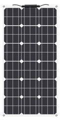 100W Watt Portable Flexible Solar Panel RV Camping Off-Grid Rooftop Panel Kit