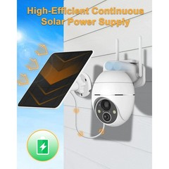 4W Solar Panel for Security Camera IP65 Waterproof 5V Solar Chargers with 9.8ft