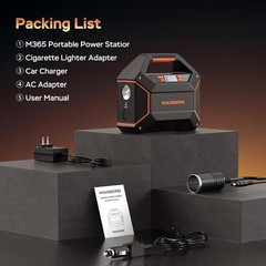 Compact 155Wh Power Station – 100W Generator with LED Light for Emergencies