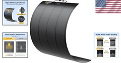 Lightweight 200W Flex Solar Panel – Perfect for Curved Surfaces & Easy Mounting
