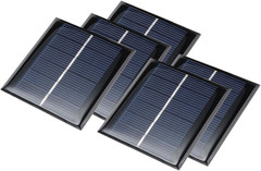 5Pcs 3V 100Ma Poly Mini Solar Cell Panel Module DIY for Light Toys Charger 70Mm