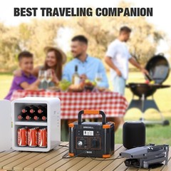 GREcell 300W Power Station Portable Solar Generator Camping Backup Battery(USED)
