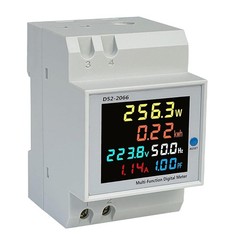 High Precision 100A DIN Rail AC Power Meter With Integrated Current Transformer
