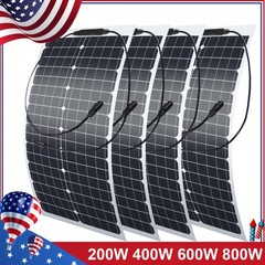 200W Solar Panel 18V Flexible Solar Panel High-Efficiency Solar Panels for RV