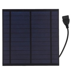 5W Mini Solar Panel with Portable Cooling Fan Photovoltaic Solar Panel Set for G