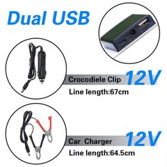 20W Solar Panel Trickle Charge Battery Charger 12V Maintainer Marine RV Car