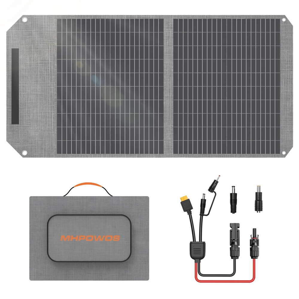 100W Solar Panel for EcoFlow RIVER 2 Pro River 3 Plus DELTA 3 Classic DELTA 2 3