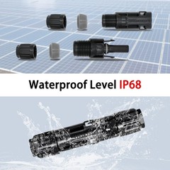 8AWG Solar Connectors IP68 Waterproof 1500V 70A Solid Tinned Copper Terminal …