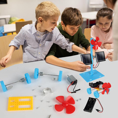 4 in 1 Solar Power & Electric Motor STEM Kits,Science Experiment Projects for Ki