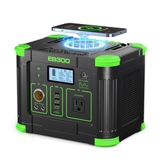 GRECELL 330W Portable Power Station 288.6Wh Solar Generator with USBC PD 60W,…