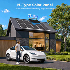 350W 12V Mono Solar Panel High Efficiency Rooftop Home Off-Grid Power Farm Yacht