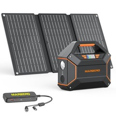 155Wh Solar Generator with Solar Panel Included 30W Portable Power Station 10…