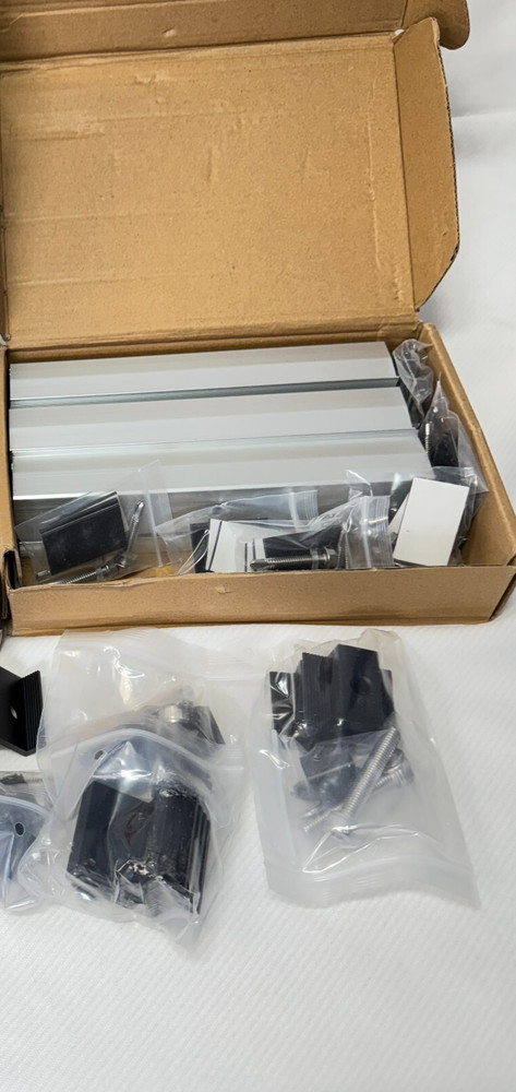 Solar Panel Bracket Kit, 6 Pcs Aluminium Mounting Rail 30mm/35mm Include