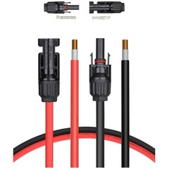 30ft Red + 30ft Black Solar Adaptor Kit