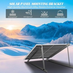 PFCTART 2 Set 46.5 inch Solar Panel Mount For 2-4pcs 100~400 Watt Solar Panel