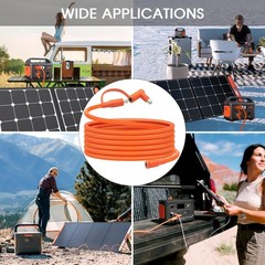 Solar Panel Extension Cable Compatible with Jackery Solar Panel Connector Perfec