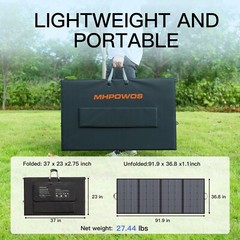 400W Solar Panel Portable foldable for ECOFLOW RIVER 3 Plus Power Station Used