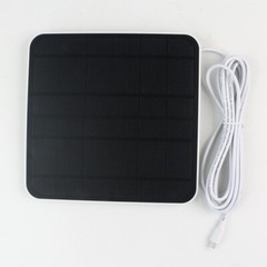 5W Solar Panel Charger for Ring Video Doorbell 4/3/2 Solar Charger w/Power Cable