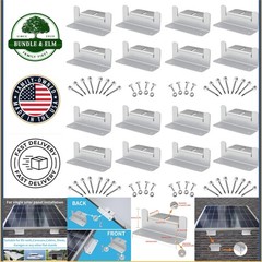 Corrosion-Free Z Brackets for Solar Panels, Ideal for Off-Grid Applications